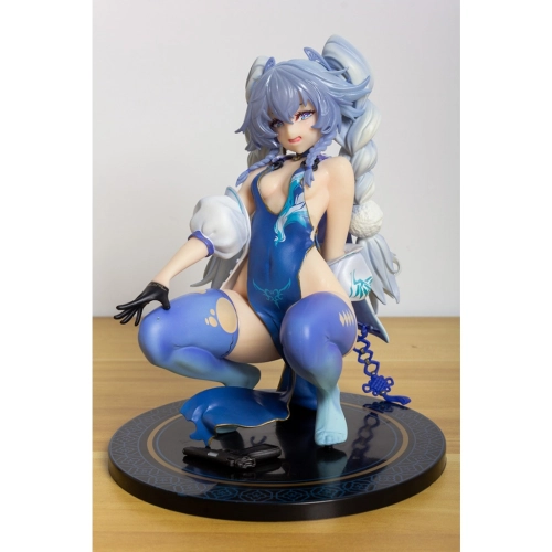 PA-15 Larkspur&#039;s Allure Girl&#039;s Frontline Sit Pose Cute Model Figure