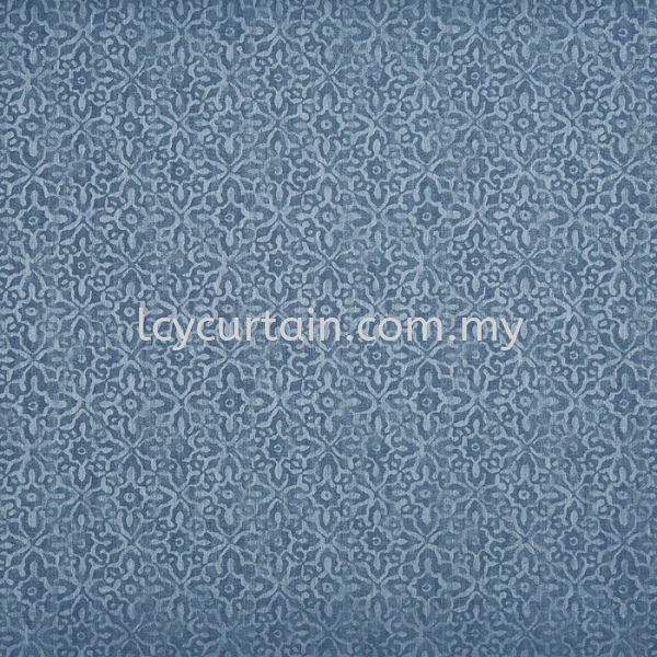 Santorini Thera Cobalt 4035/715 Jacquard Graphical Curtain Curtain Selangor, Malaysia, Kuala Lumpur (KL), Puchong Supplier, Suppliers, Supply, Supplies | LCY Curtain & Blinds