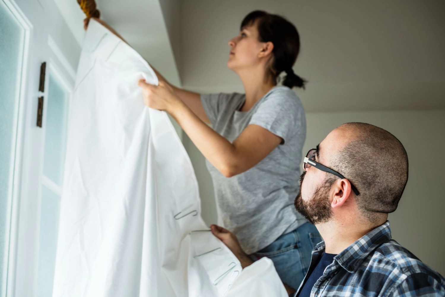 Curtain Blinds Installation