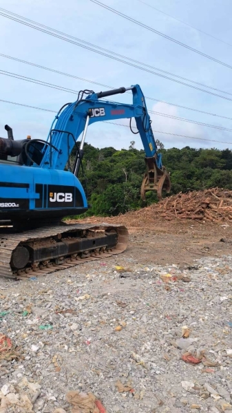 Hydraulic Excavator 200 With Grapple Hydraulic Excavator With Grapple Rental Johor Bahru (JB), Malaysia, Johor Service, Supplier, Supply, Supplies | Sunway Earthworks Engineering