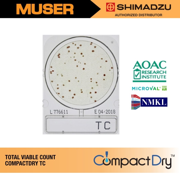 CompactDry TC [Total Viable Count] | Shimadzu Diagnostics by Muser CompactDry Shimadzu Diagnostics Kuala Lumpur (KL), Malaysia, Selangor, Sunway Velocity Supplier, Suppliers, Supply, Supplies | Muser Apac Sdn Bhd