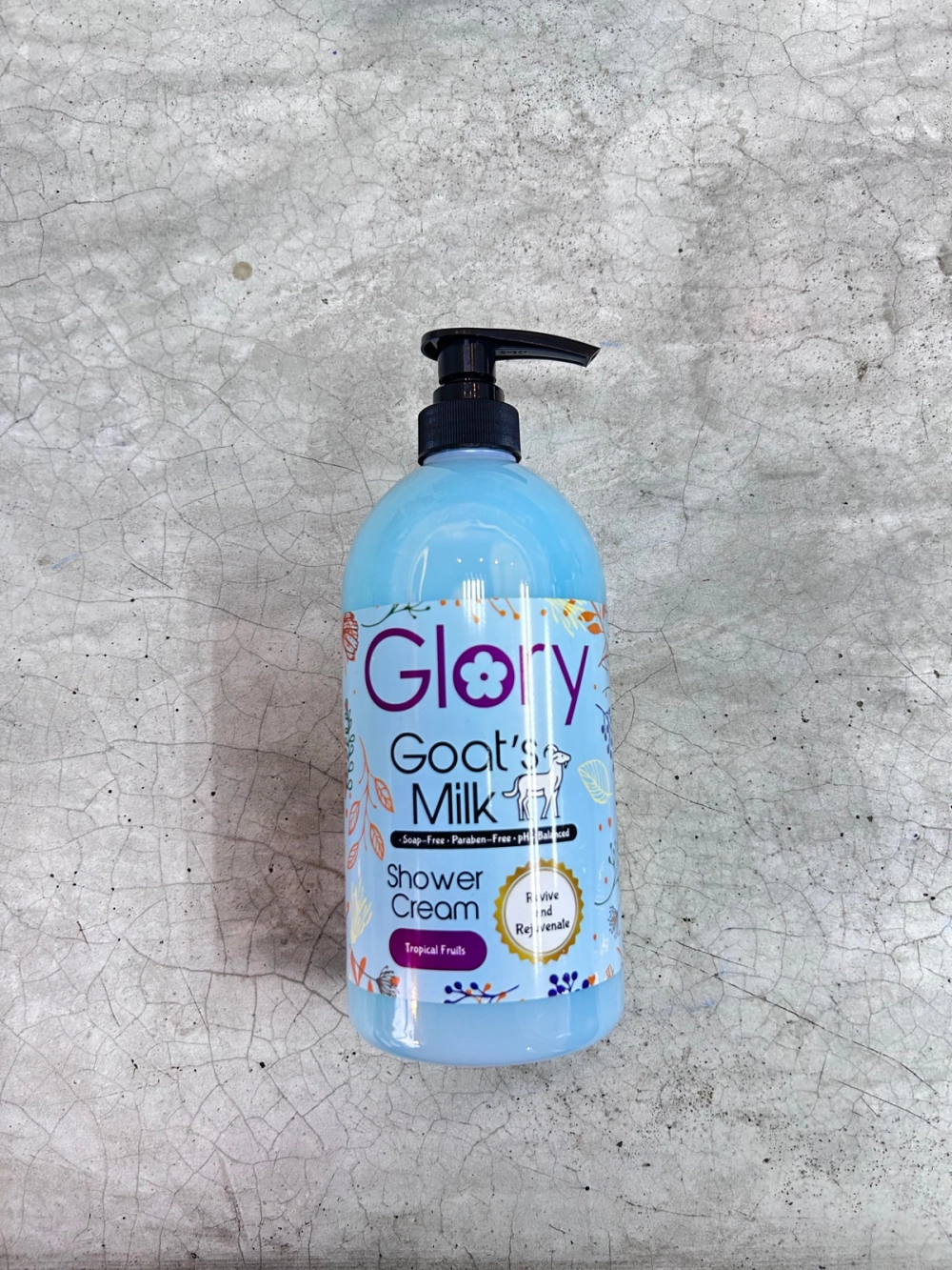 Glory Goat Milk Shower Cream Tropical Fruits 1000ml