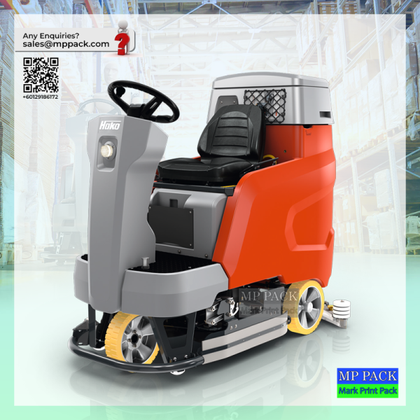 Hako Ride-On Scrubber-Drier B120R Scrubbing Machines Industrial Cleaning Machine Machines Singapore, Johor Bahru (JB), Malaysia Supplier, Rental, Supply, Supplies | MP Group