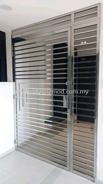 Stainless Steel Sliding And Grille Door Stainless Steel Grille  Selangor, Malaysia, Kuala Lumpur (KL), Puchong Supplier, Supply, Supplies, Retailer | Advanz Mod Trading