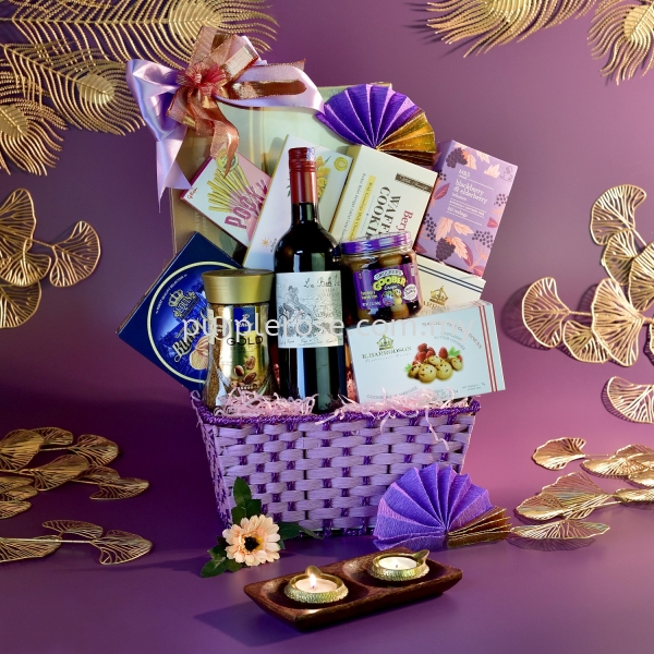 Hamper Set(Deepavali)-04(Singapore) Deepavali Hamper (Singapore) Johor Bahru (JB), Malaysia, Singapore Supply, Supplier, Delivery | Purple Rose Florist & Gifts