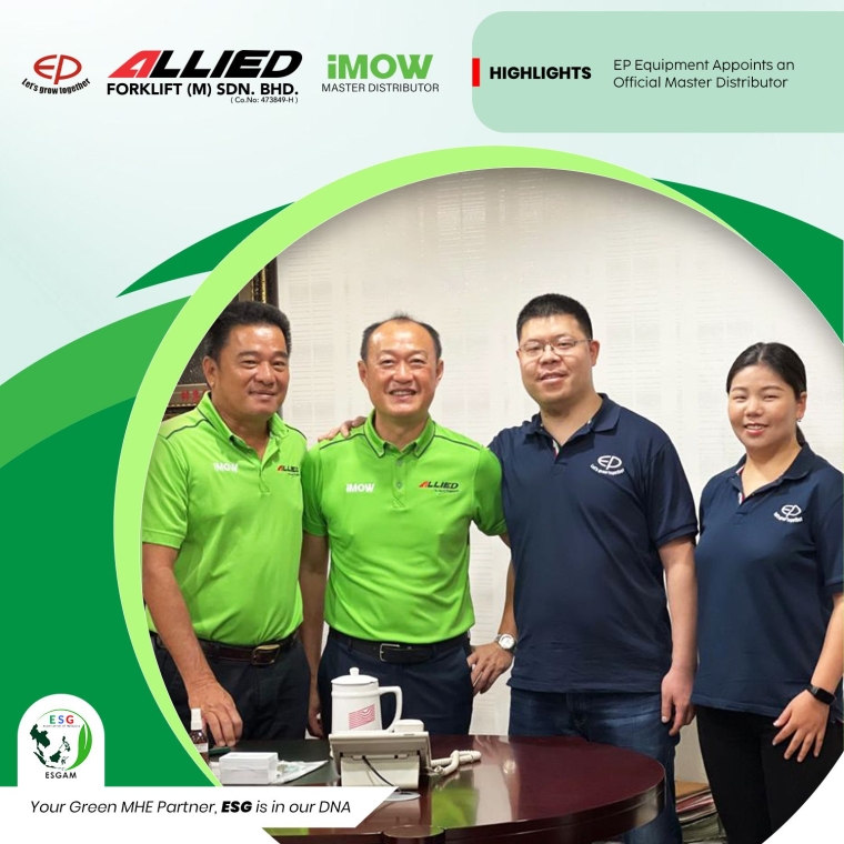 Allied Forklift had the pleasure of hosting representatives from EP Equipment.