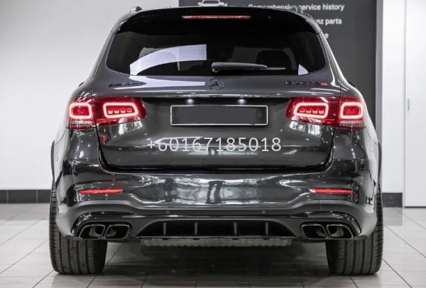 Mercedes Benz GLC250 X253 rear diffuser GLC63 style gloss black with exhaust tips fit for replacement new look new set GLC MERCEDES BENZ Johor Bahru JB Malaysia Supply, Supplier, Suppliers | Vox Motorsport