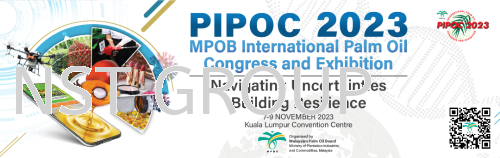 2023 November, 7-9: PIPOC 2023 MPOB International Palm Oil Congress and Exhibition