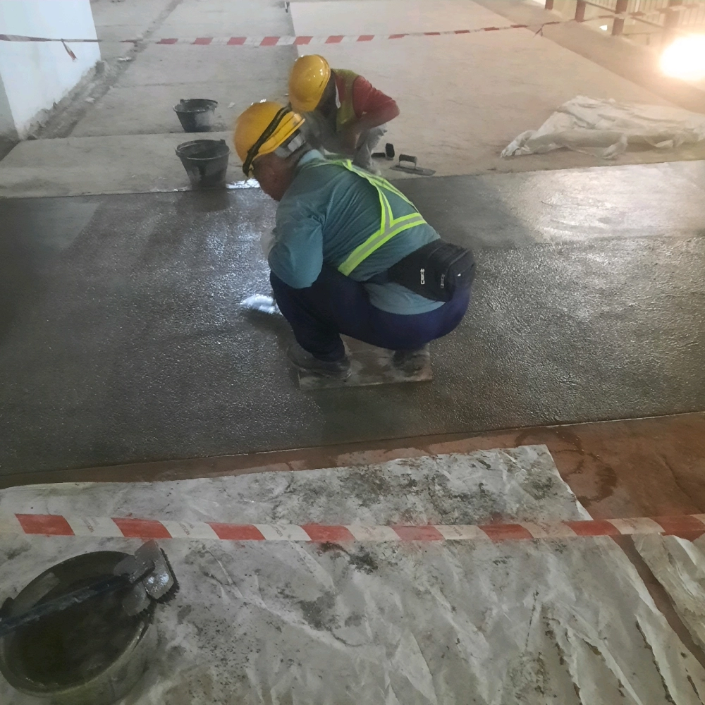 Cement Floor Application