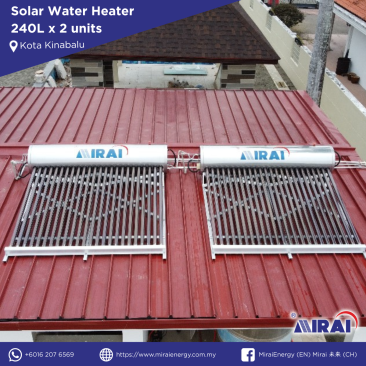 Residential Solar Water Heater - Taman Khidmat, Kota Kinabalu, Sabah