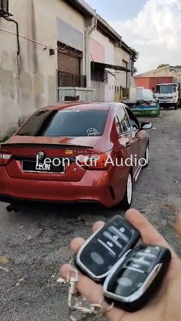 Proton saga vvt PKE fully Keyless intelligent smart alarm system with Push start button and engine auto start