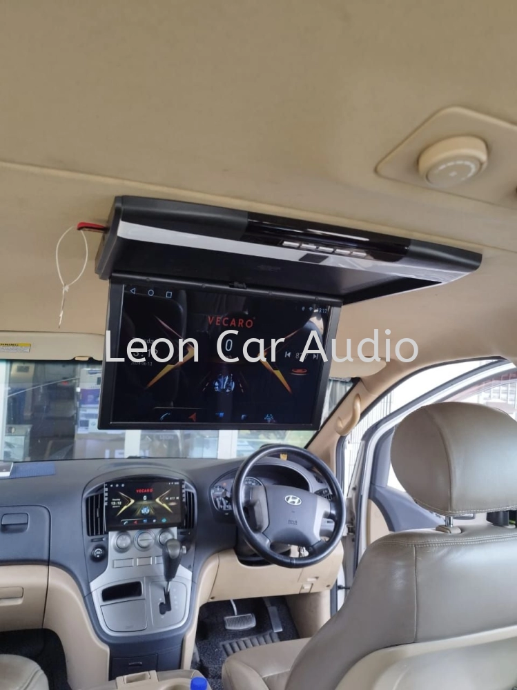 Hyundai Starex H1 17.3" fhd hdmi usb mp4 roof led monitor