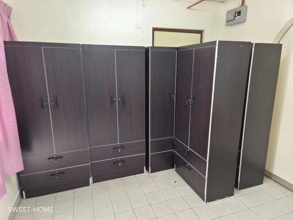 Cheap Wooden Wardrobe | 2 Door Woode Locker | Almari Kayu Murah | Hostel Furniture Supplier | Pembekal Almari Loker Asrama | KL | Cheras | Klang | Changlun | Sik | Jitra | Chendering | Kangar