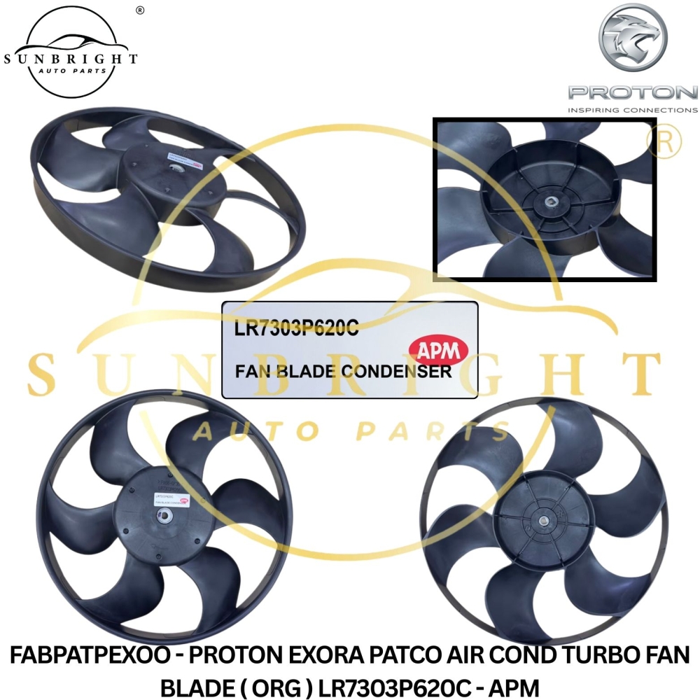 FABPATPEXOO - PROTON EXORA PATCO AIR COND TURBO FAN BLADE ( ORG ) LR7303P620C - APM