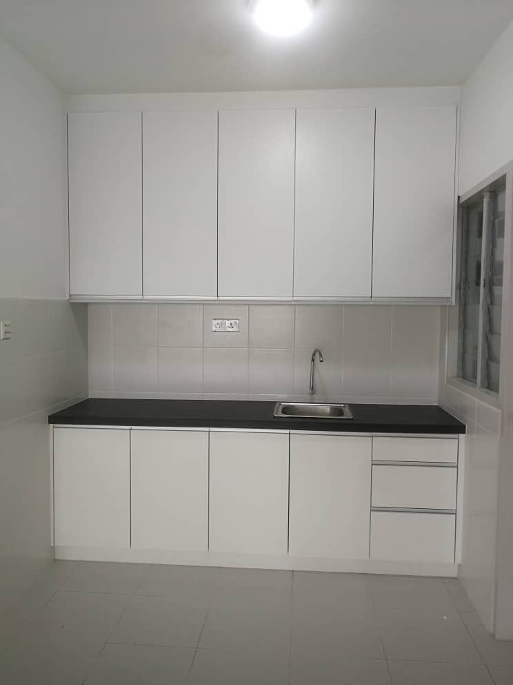 MELAMINE CHIPBOARD KITCHEN CABINET | KITCHEN AT KLANG | BUKIT TINGGI | BUKIT RAJA