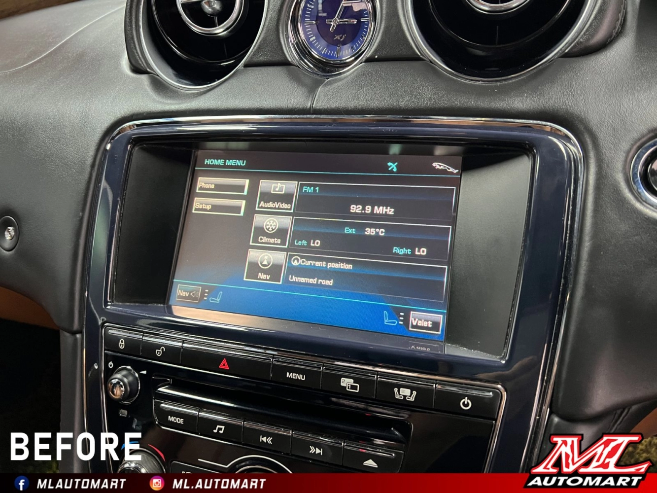 Jaguar XJ Android Monitor