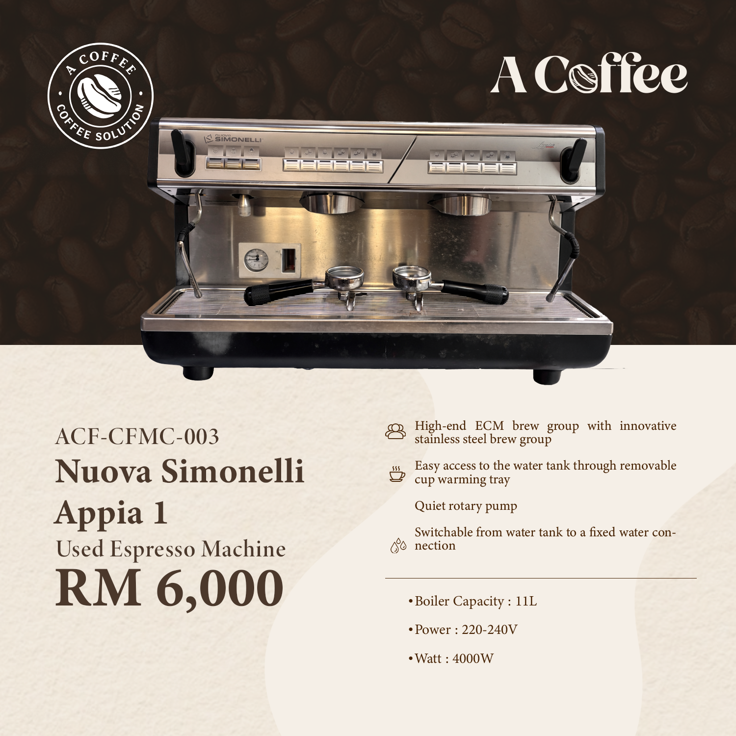 Nuova Simonelli Appia 1-003