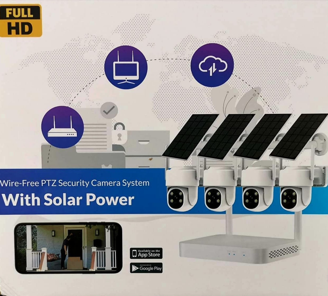 4CH SOLAR WIRELESS CAMERA (OUTDOOR)