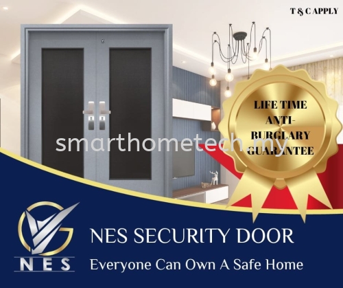 NES Pintu Keselamatan dengan Lifetime Anti-Burglary Guarantee