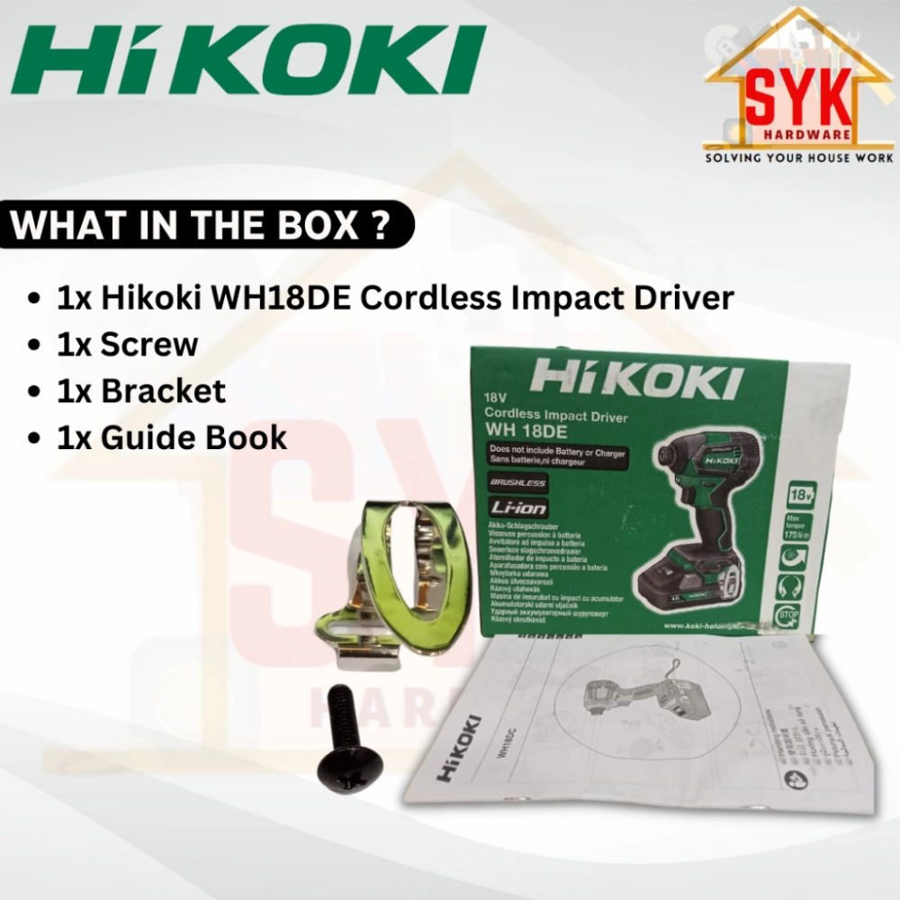 WH18DE : Power Tools - HiKOKI