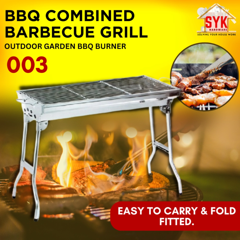 Camping Hotplate / Grill with removable legs - 700mm x 300mm