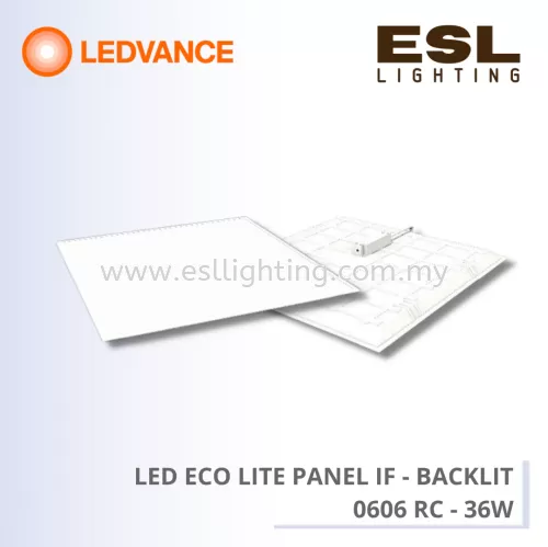 LEDVANCE LED ECO LITE PANEL IF - BACKLIT 36W - 0606 FX 4099854079627 4099854079641 4099854079665