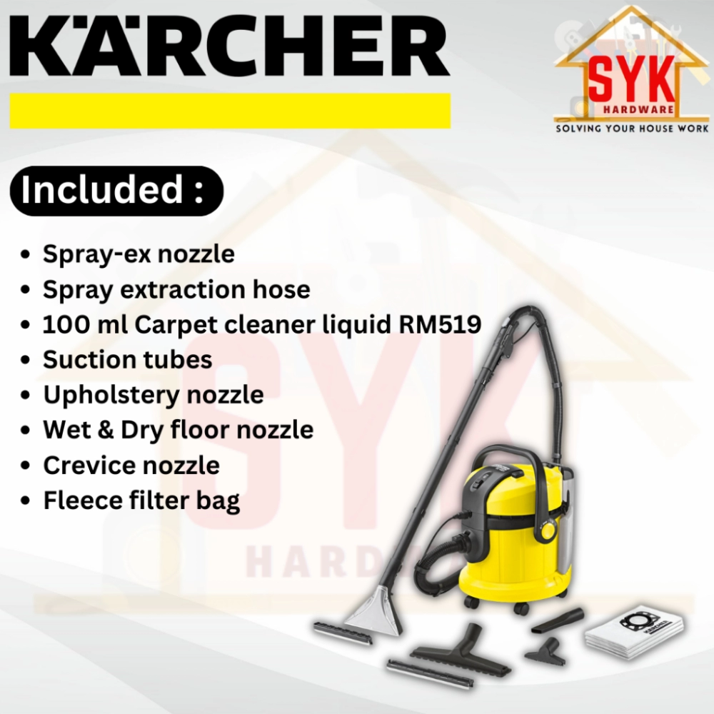 Karcher Carpet Cleaner RM519 for Puzzi / SE4001