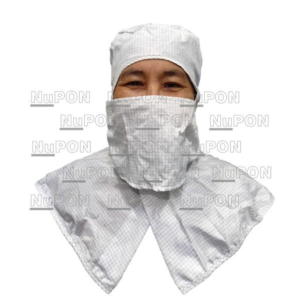 ESD Hood with Detachable Facemask