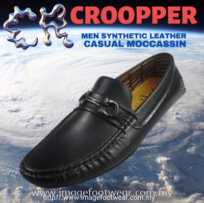 CROOPPER Men Moccasin CM-83-8051 BLACK Colour
