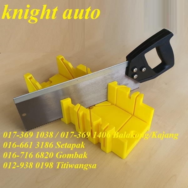 Heavy Duty- 300mm 12" Backsaw Tenon Hand Saw with Mitre Box Miter Set (2pcs/set) ID32966 Hammer / Punch / Chisel Hand Tools Selangor, Malaysia, Kuala Lumpur (KL), Seri Kembangan, Setapak, Kajang Supplier, Suppliers, Supply, Supplies | Knight Auto Sdn Bhd