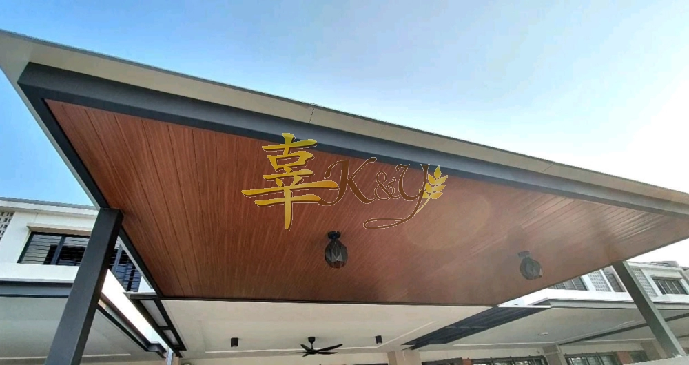 Mild Steel Aluminium Strip Ceiling Awning 