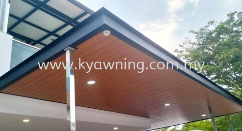 Mild Steel Aluminium Strip Ceiling Awning 