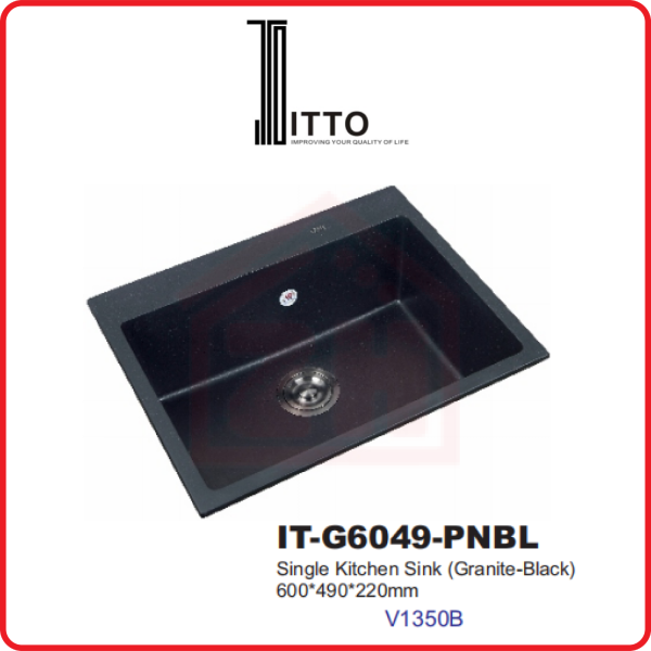 ITTO Granite Sink IT-G6049-PNBL ITTO GRANITE SINK KITCHEN SINK KITCHEN APPLIANCES Johor Bahru (JB), Kulai, Malaysia Supplier, Suppliers, Supply, Supplies | Zhin Heng Hardware & Trading Sdn Bhd