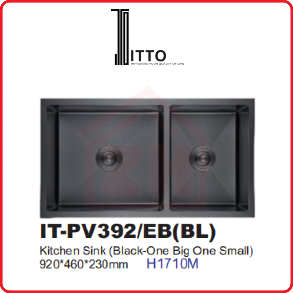 ITTO PVD EMBOSSED TECHNOLOGY IT-PV392/EB(BL) ITTO PVD EMBOSSED TECHNOLOGY KITCHEN SINK KITCHEN APPLIANCES Johor Bahru (JB), Kulai, Malaysia Supplier, Suppliers, Supply, Supplies | Zhin Heng Hardware & Trading Sdn Bhd