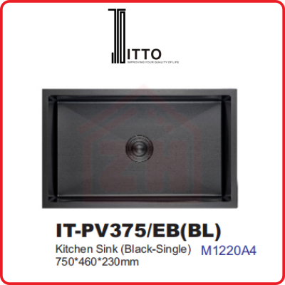 ITTO PVD EMBOSSED TECHNOLOGY IT-PV375/EB(BL)