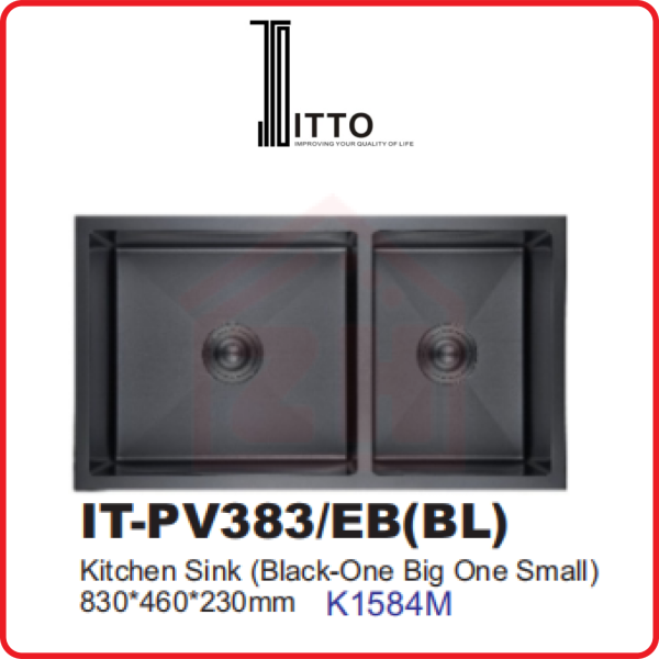 ITTO PVD EMBOSSED TECHNOLOGY IT-PV383/EB(BL) ITTO PVD EMBOSSED TECHNOLOGY KITCHEN SINK KITCHEN APPLIANCES Johor Bahru (JB), Kulai, Malaysia Supplier, Suppliers, Supply, Supplies | Zhin Heng Hardware & Trading Sdn Bhd