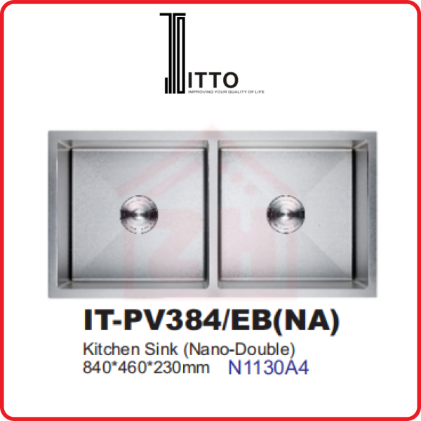 ITTO PVD Embossed Technology IT-PV384/EB(NA) ITTO PVD EMBOSSED TECHNOLOGY KITCHEN SINK KITCHEN APPLIANCES Johor Bahru (JB), Kulai, Malaysia Supplier, Suppliers, Supply, Supplies | Zhin Heng Hardware & Trading Sdn Bhd