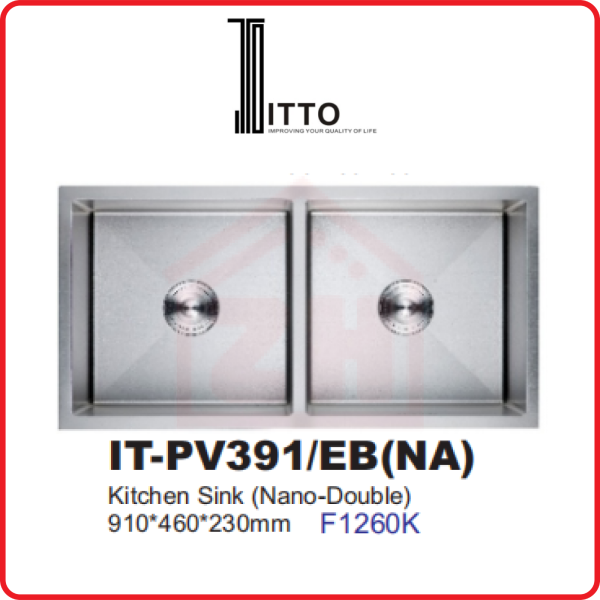 ITTO PVD Embossed Technology IT-PV391/EB(NA) ITTO PVD EMBOSSED TECHNOLOGY KITCHEN SINK KITCHEN APPLIANCES Johor Bahru (JB), Kulai, Malaysia Supplier, Suppliers, Supply, Supplies | Zhin Heng Hardware & Trading Sdn Bhd