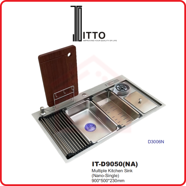 ITTO PVD Embossed Technology IT-D9050(NA) ITTO PVD EMBOSSED TECHNOLOGY KITCHEN SINK KITCHEN APPLIANCES Johor Bahru (JB), Kulai, Malaysia Supplier, Suppliers, Supply, Supplies | Zhin Heng Hardware & Trading Sdn Bhd