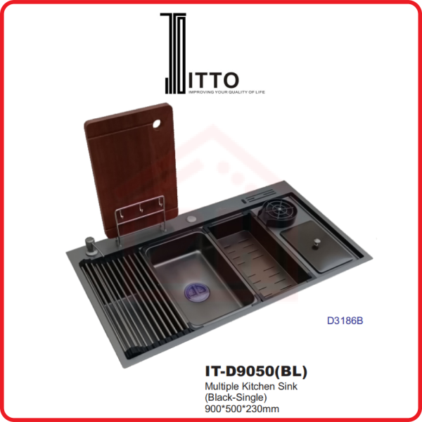 ITTO PVD Embossed Technology IT-D9050(BL) ITTO PVD EMBOSSED TECHNOLOGY KITCHEN SINK KITCHEN APPLIANCES Johor Bahru (JB), Kulai, Malaysia Supplier, Suppliers, Supply, Supplies | Zhin Heng Hardware & Trading Sdn Bhd
