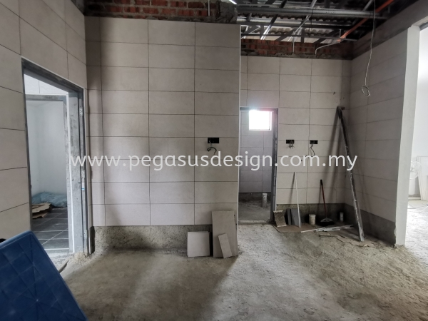  Tiling Works  Johor Bahru (JB), Taman Universiti, Skudai Contractor, Service | Pegasus Design & Build Sdn Bhd