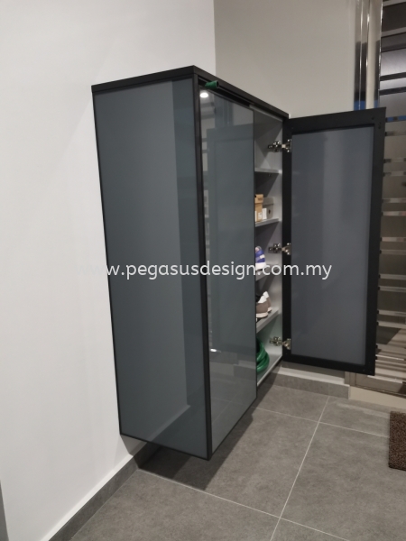  Reka Bentuk Kabinet Kasut Johor Bahru (JB), Taman Universiti, Skudai Contractor, Service | Pegasus Design & Build Sdn Bhd