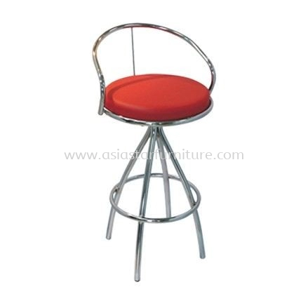 JOHNSON 1 HIGH BARSTOOL CHAIR WITH BACKREST