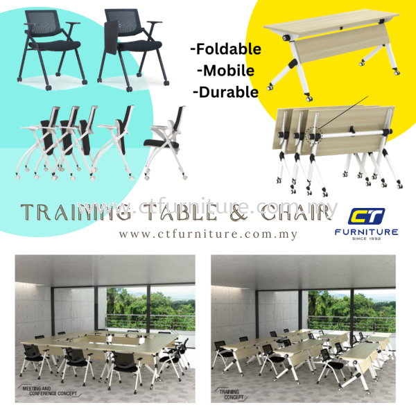 Mobile Training Table  Flip Series  MEETING / DISCUSSION TABLE Malaysia, Melaka, Melaka Raya Supplier, Distributor, Supply, Supplies | C T FURNITURE AND OFFICE EQUIPMENT