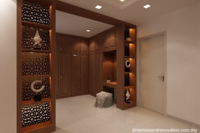 Semi-D House Interior Design 3D Draw