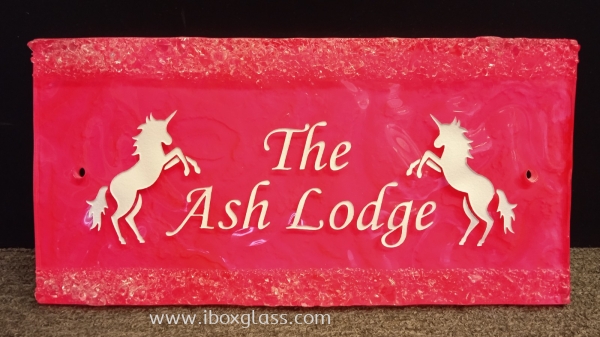 Door Plate with Unicorn Door Plate with T001 Textures Glass Door Plate Products Penang, Malaysia Supplier, Suppliers, Supply, Supplies | IBOX DESIGN