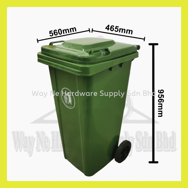 Bell 120L Green Mobile Garbage Bin Mobile Garbage Bin Mobile Garbage Bin Garbage Bin Selangor, Malaysia, Kuala Lumpur (KL), Klang Supplier, Suppliers, Supply, Supplies | Way Ne Hardware Supply Sdn Bhd