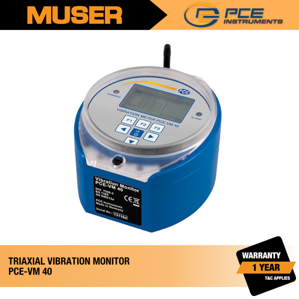 PCE-VM 40C Triaxial Vibration Monitor | PCE Instruments by Muser Vibration PCE Instruments Kuala Lumpur (KL), Malaysia, Selangor, Sunway Velocity Supplier, Suppliers, Supply, Supplies | Muser Apac Sdn Bhd