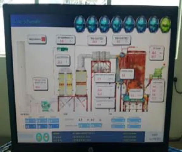 Sistem reka bentuk SCADA untuk proses Dandang