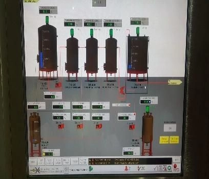 SCADA System Tanks Process Solar Fiber